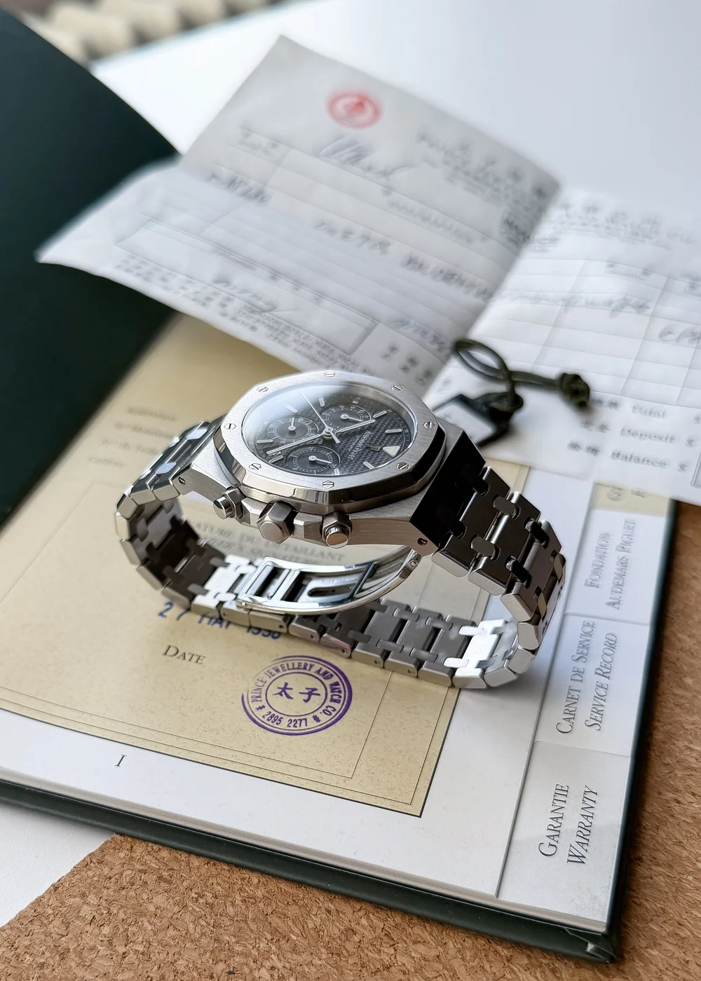1998 Audemars Piguet Chronograph 'Kasparov' 25860ST MK1 Full Set